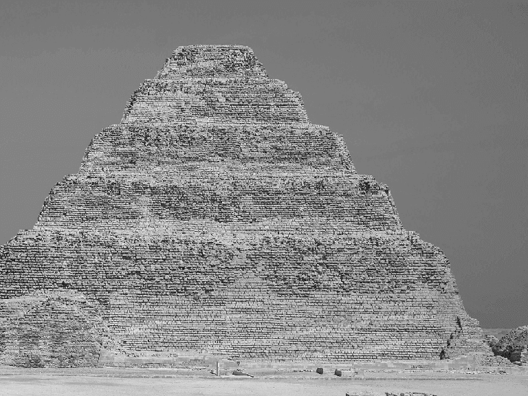Pyramid of Djoser, Cairo, Egypt. 