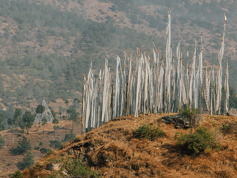 Prayer flags, Bhutan