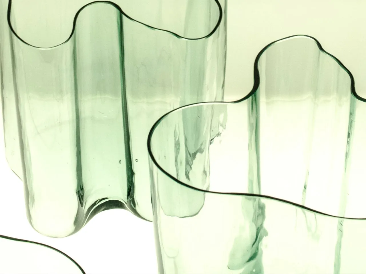 Green glassware Green glassware